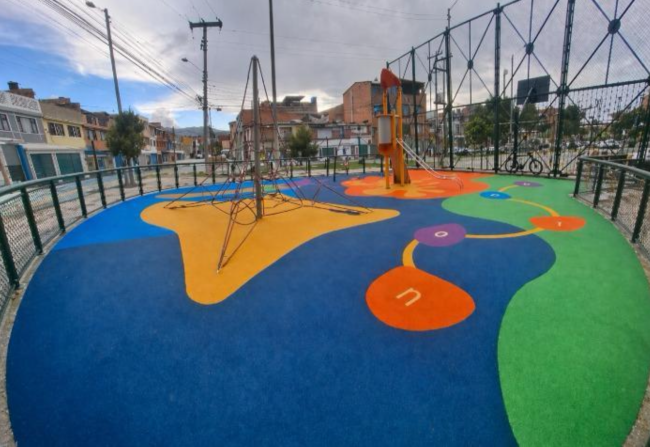Renovación del parque El Planchón en San Carlos Norte, Tunjuelito.