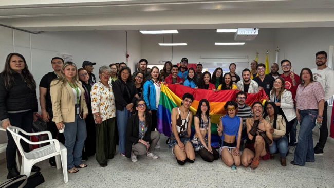 Encuentro de Secretaria de Integración Social con la alcaldesa Claudia Collante.