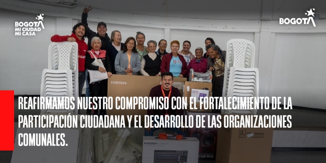 Bosa fortalece a 21 Juntas de Acción Comunal 