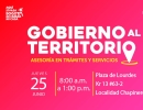 Este 25 de junio, Gobierno al Territorio llega a Chapinero con servicios, trámites, orientación y oportunidades para la ciudadanía.