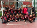 16 niños y niñas participaron en una jornada recreativa con entrega de uniformes y elementos deportivos