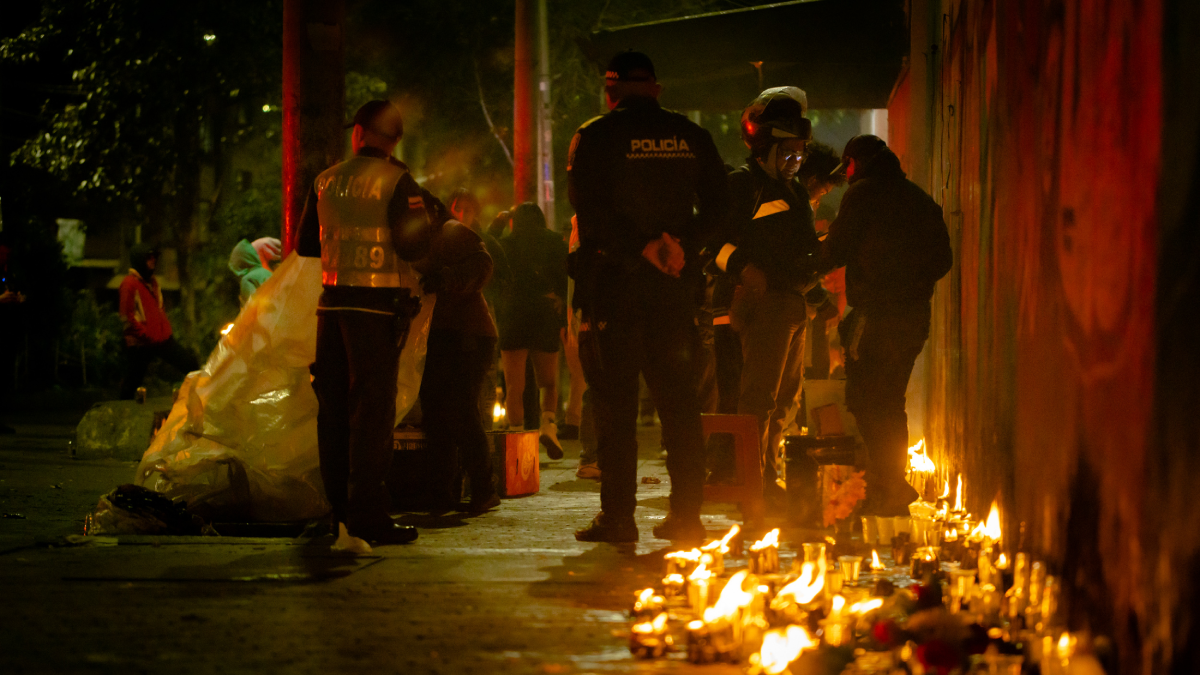 Foto de la policia en operativo nocturno
