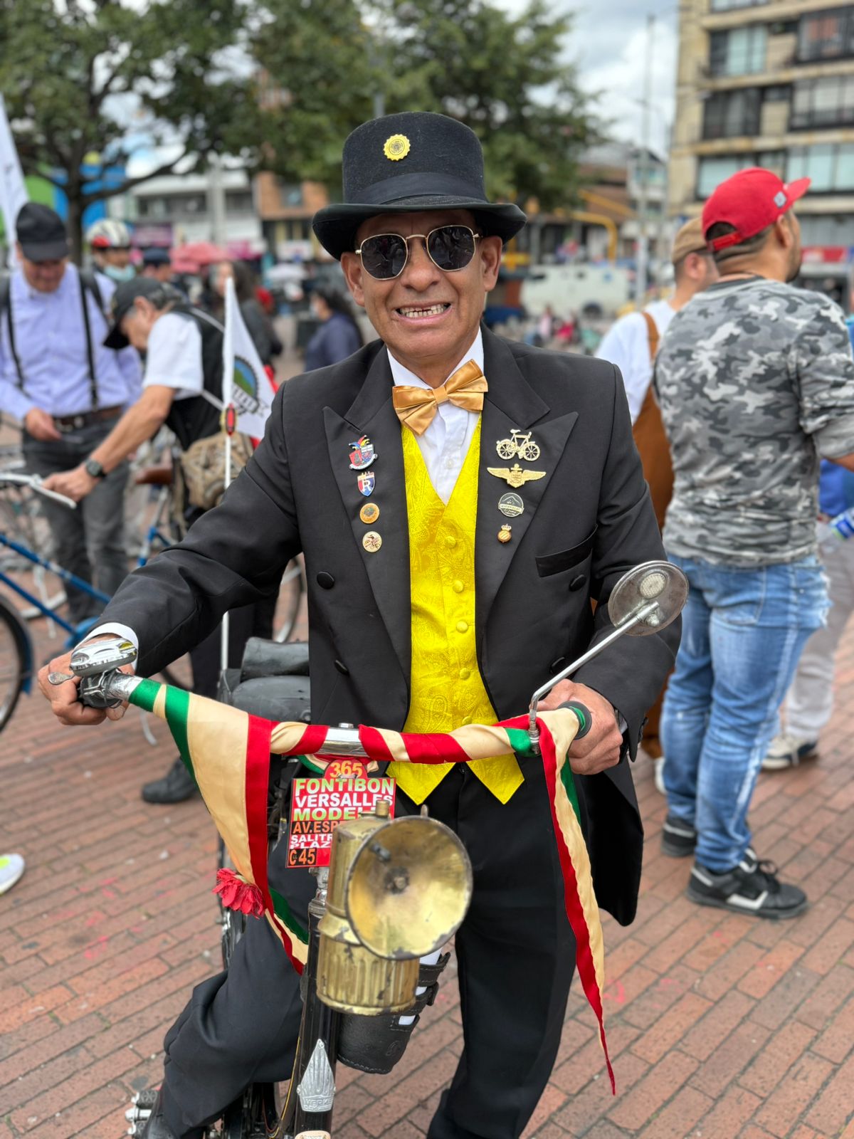 Foto de uno de los participantes en el ciclo paseo.