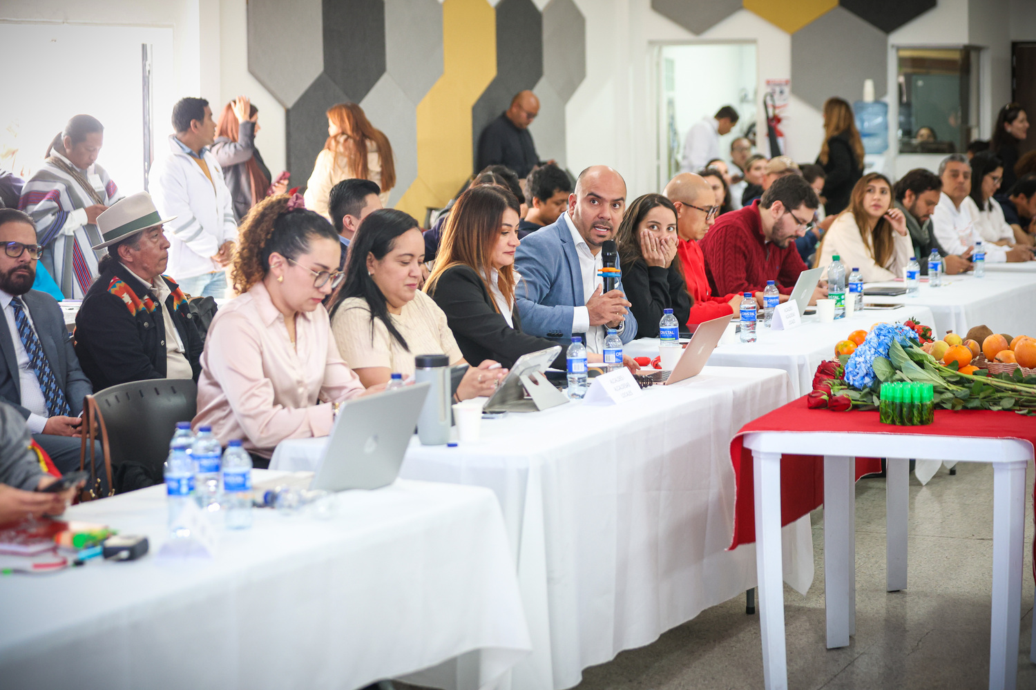 Foto de parte de la mesa consultiva indígena 2026