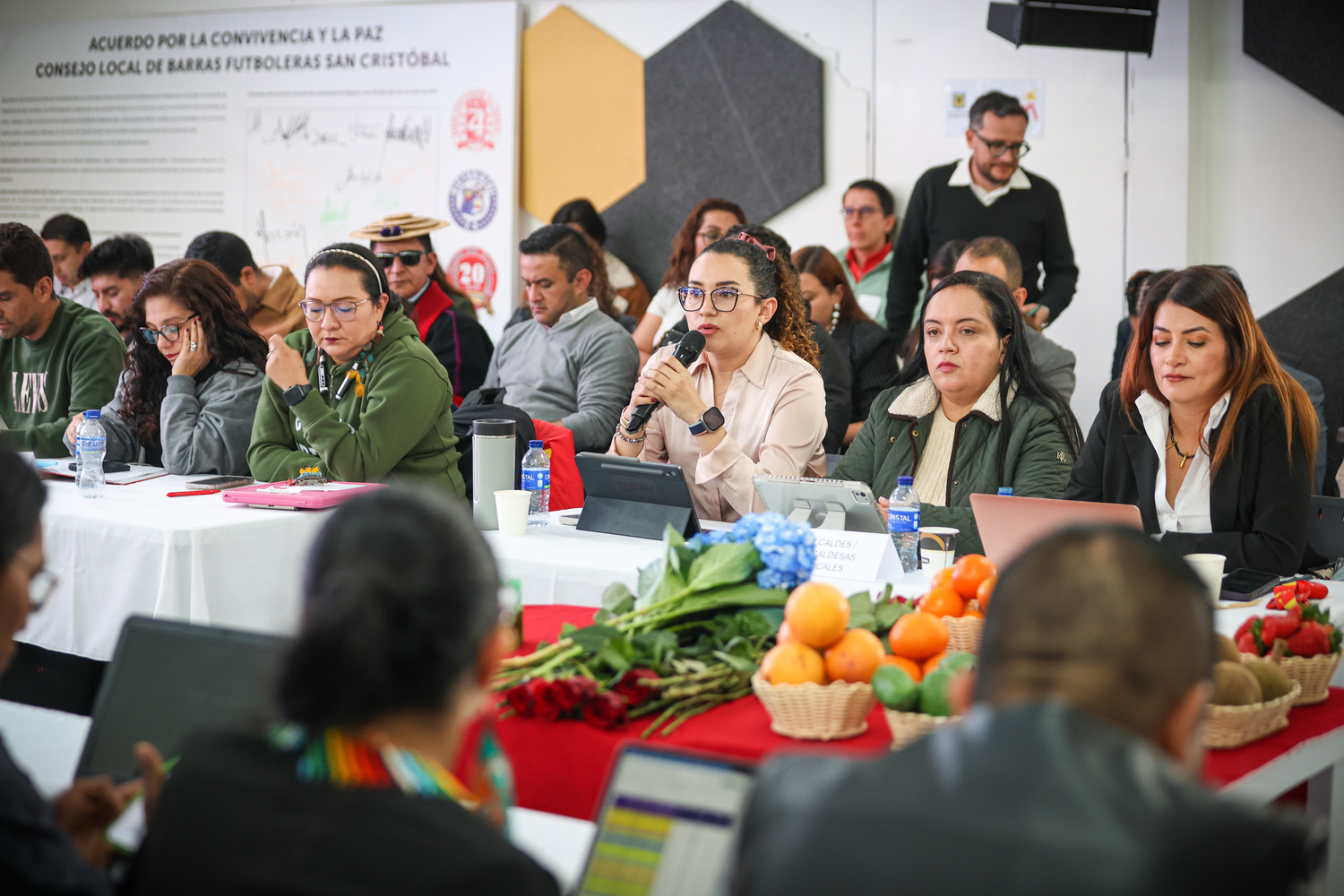 Foto de mujeres en la mesa consultiva indígena 2026
