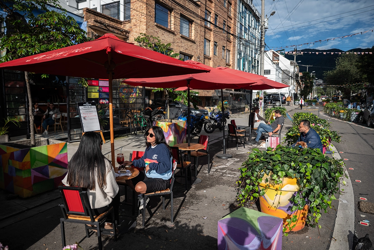Foto de una de las cuadras del barrio San Felipe en Bogotá