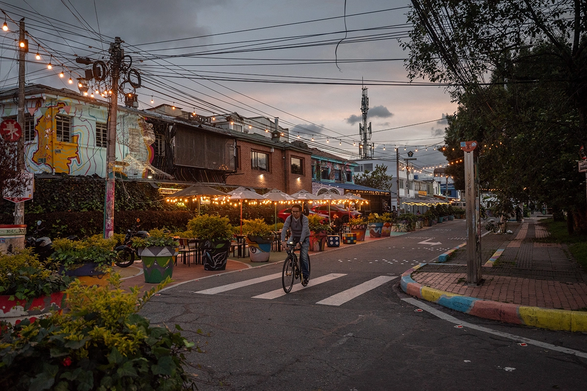 Foto de una de las cuadras del barrio San Felipe en Bogotá