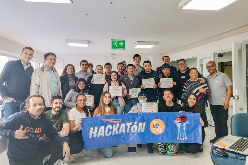 Foto de los participantes por la localidad de Chapinero