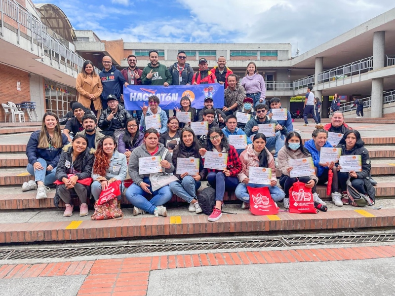 Foto de los participantes por la localidad de Rafael Uribe Uribe