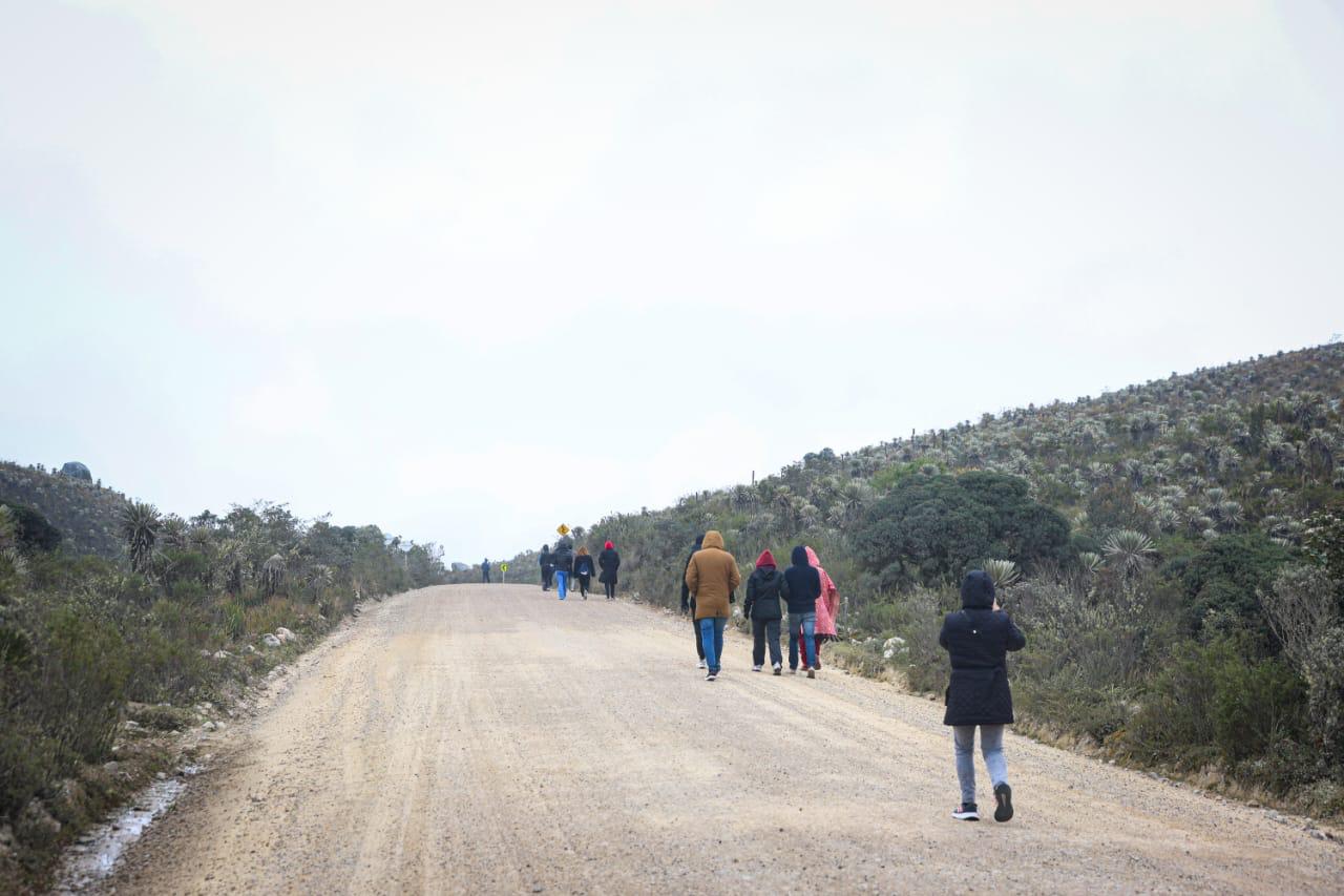 Foto de personas caminando