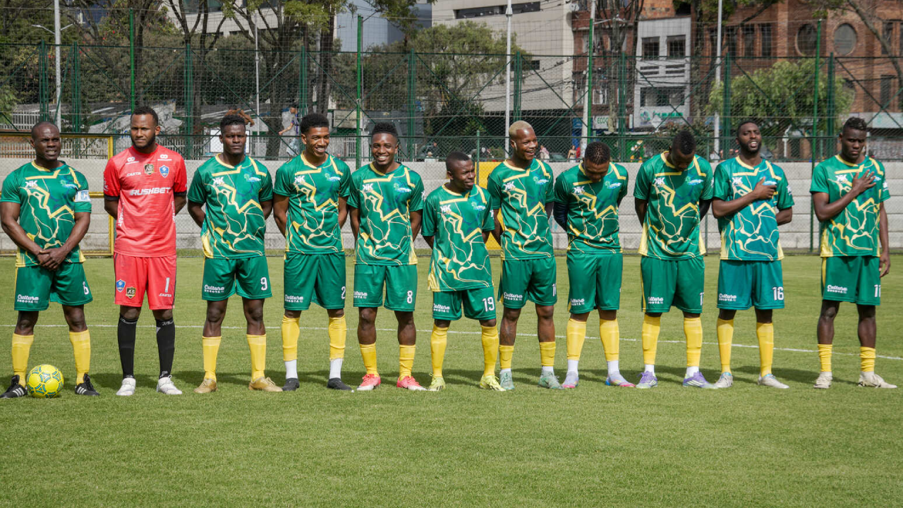 Foto panoramica de uno de los equipos participantes.