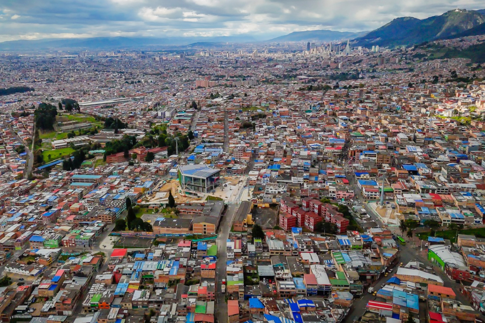 Foto panoramica del barrio Villa de los Alpes
