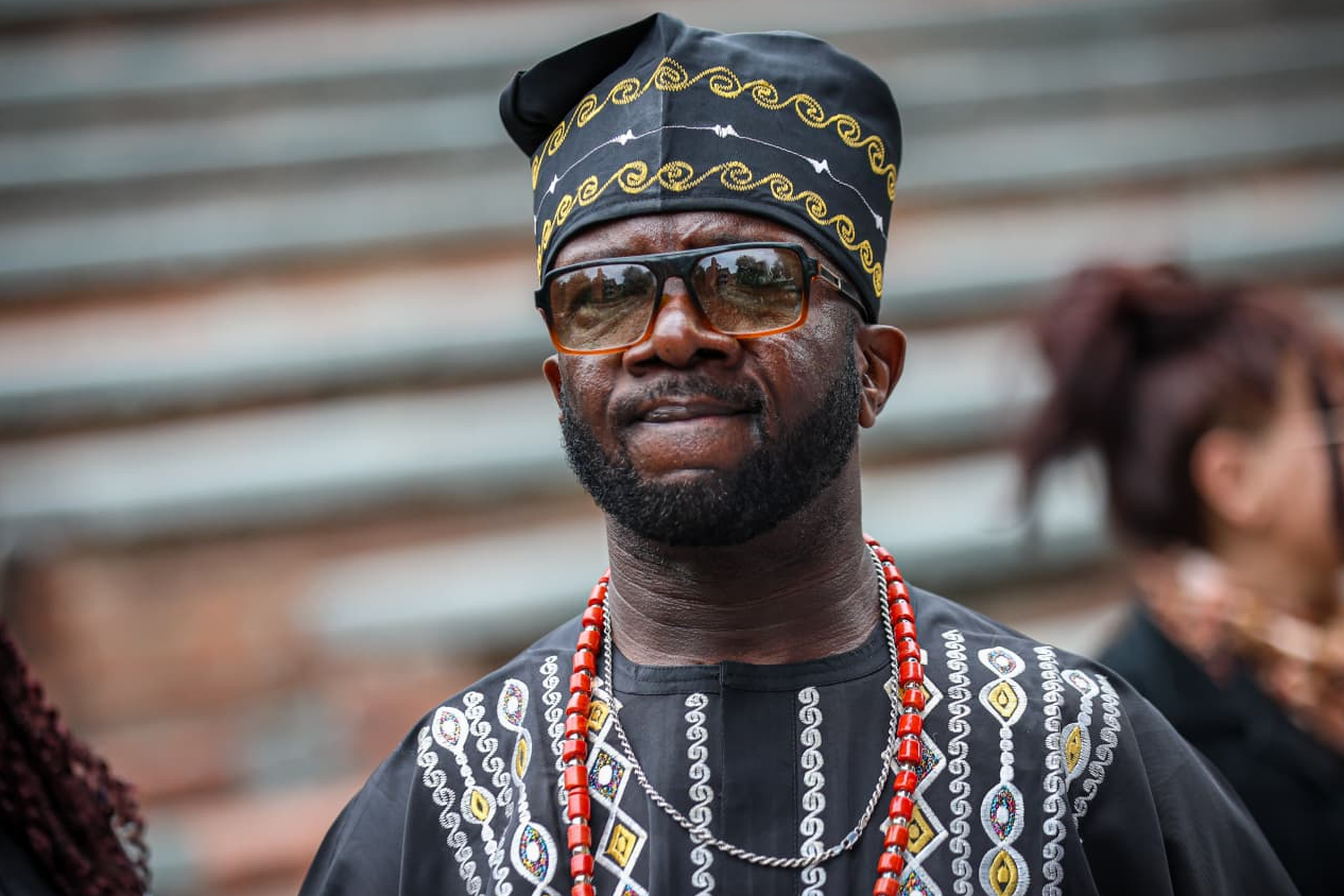 Foto de un hombre palenquero