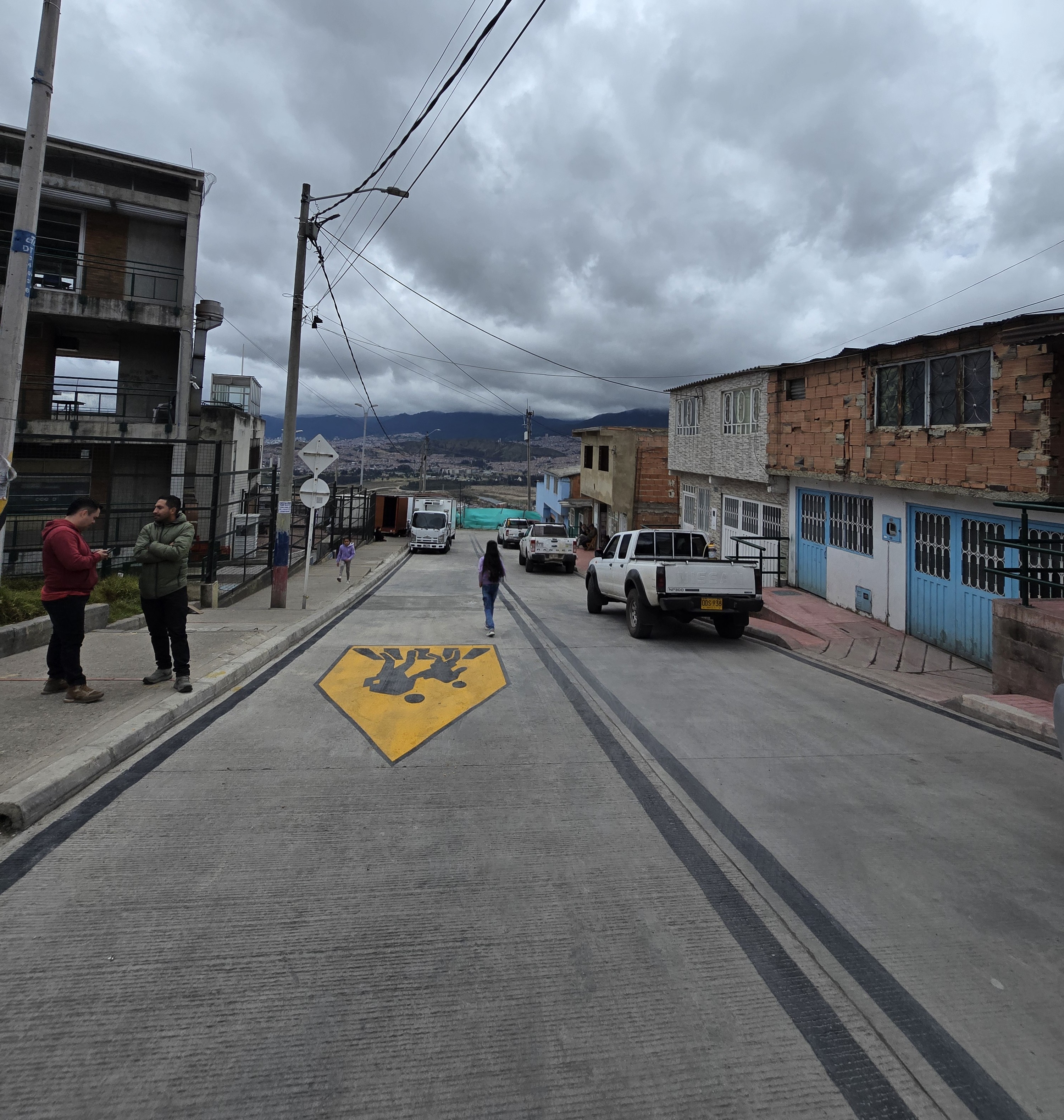 Calle del barrio Arabia en Ciudad Bolívar
