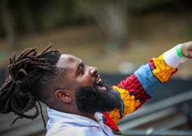 Foto de un hombre palenquero joven