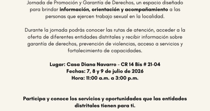 Jornada de Promoción y Garantía de Derechos