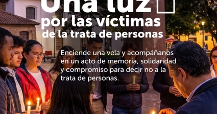 Una luz por las víctimas de la trata de personas