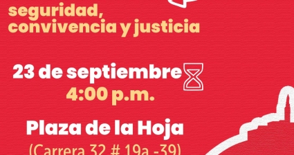 Te invitamos a participar en el diálogo diferencial del tema:  seguridad, convivencia y justicia