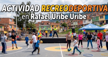 Actividades recreodeportivas en Rafael Uribe Uribe