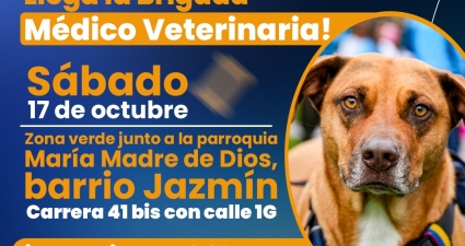 Llegó la Brigada Médico Veterinaria!