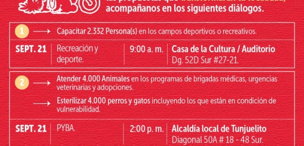 Tunjuelito abre sus espacios de participación para construir propuestas a través de Proyecta Local