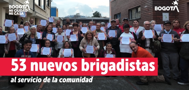 Nuevos brigadistas certificados por la Alcaldía Local de Rafael Uribe Uribe