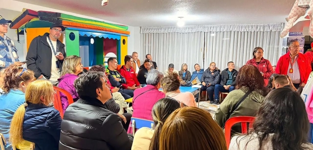 Junta Zonal de Seguridad acerca a las entidades con la comunidad de Santa Isabel