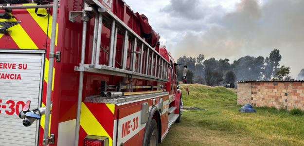 Incendio registrado en el Batallón de Artillería BACA 13 en Tunjuelito ya se encuentra controlado