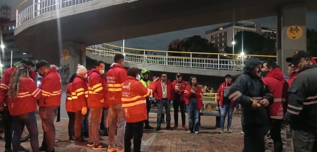 Operativo en sectores de la calle 97 y calle 98 en Chapinero