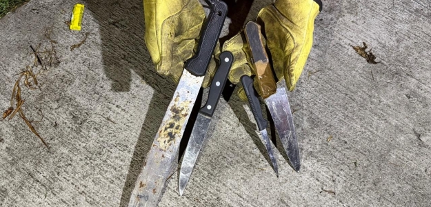 Armas incautadas en operativo en Usaquén