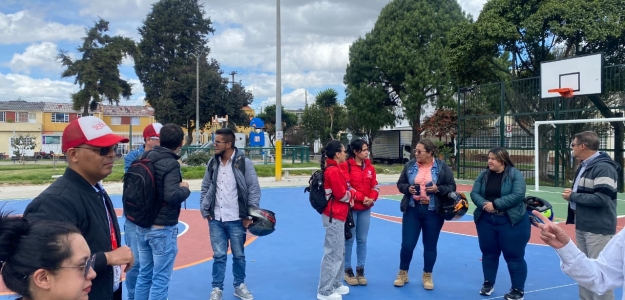 La Alcaldía Local de Antonio Nariño entrega el Parque Urbanización Villa Mayor.