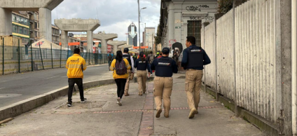 Alcaldía Local de Santa Fe refuerza la recuperación del espacio público con operativo integral en sectores estratégicos 