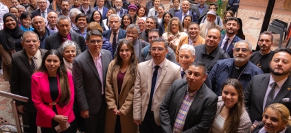 Directivos de la Secretaría de Gobierno y líderes y lideresas del sector religioso