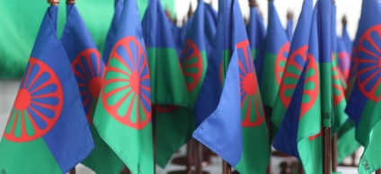 Bandera del Pueblo Rrom o Gitano