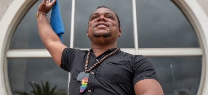 Bryan Ballesteros, activista LGBTI