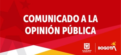 Comunicado a la opinión pública