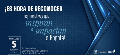 Distrito invita al evento de reconocimiento de las mejores iniciativas de gestión del sector religioso