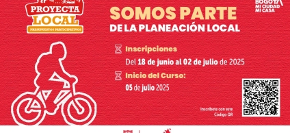 Invitación al curso Proyecta Local - inicio 18 de junio