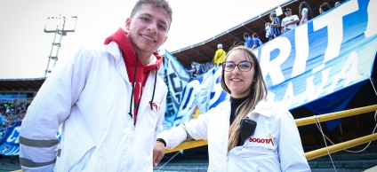 Gestores de diálogo en partido Campin