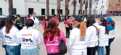 Marchas y manifestaciones en bogotá