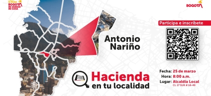 Hacienda en tu localidad llega a Antonio Nariño para acercar servicios y rendición de cuentas a la ciudadanía