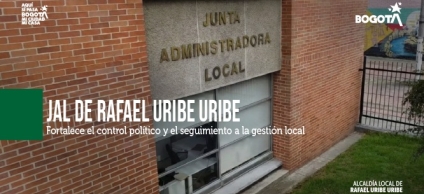 Fachada del recinto de la Junta Administradora Local de Rafael Uribe Uribe