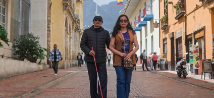 Jairo Robayo Useche, representante Distrital de personas Sordoceguera