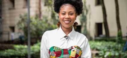 Laura Marlene Ochoa líder juvenil negra/afrocolombiana