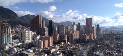 Imagen panorámica de Bogotá