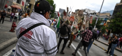 Movilizaciones y marchas en Bogotá