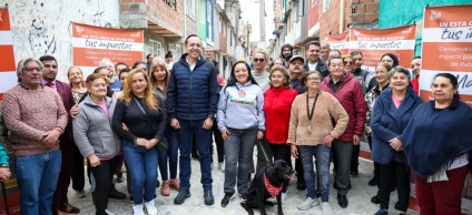 cinco obras locales para la comunidad del barrio Marruecos en Bogotá