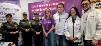 Ni en Bogotá, ni en el estadio.  ¡Ninguna mujer está sola!