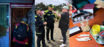 Las autoridades también adelantaron acciones de control a personas y verificación de condiciones de convivencia.