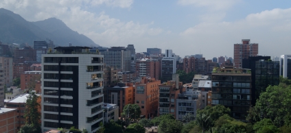 Zona residencial barrio Chicó, Bogotá.